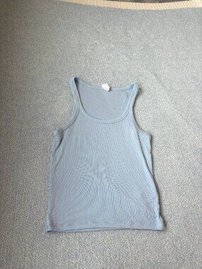 Cotton On Light Blue Basic Tank Top Size M